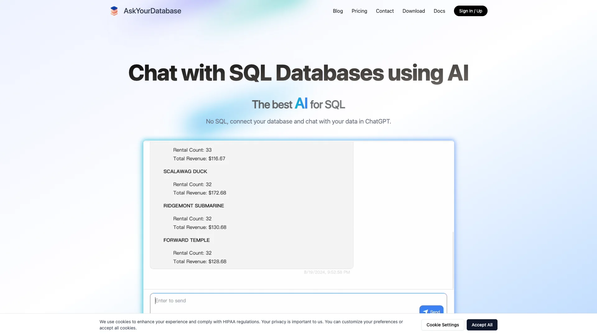 AskYourDatabase