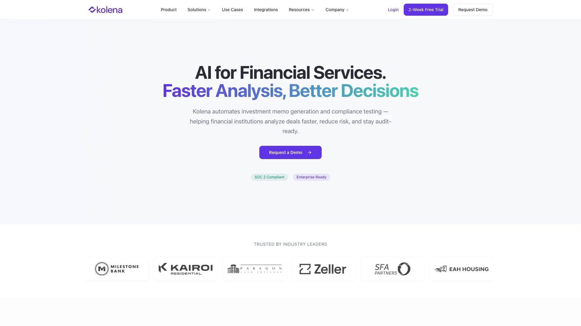 Kolena Finance AI