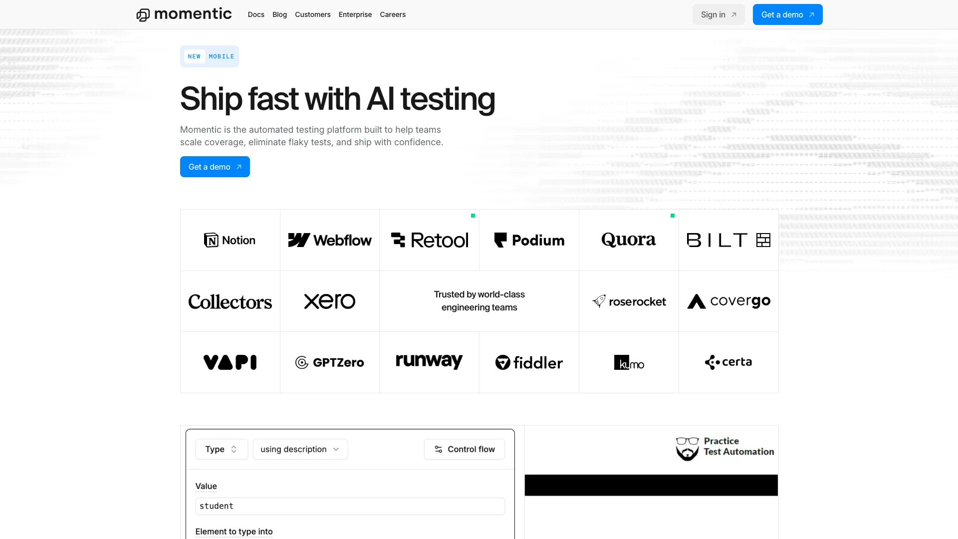 Momentic AI